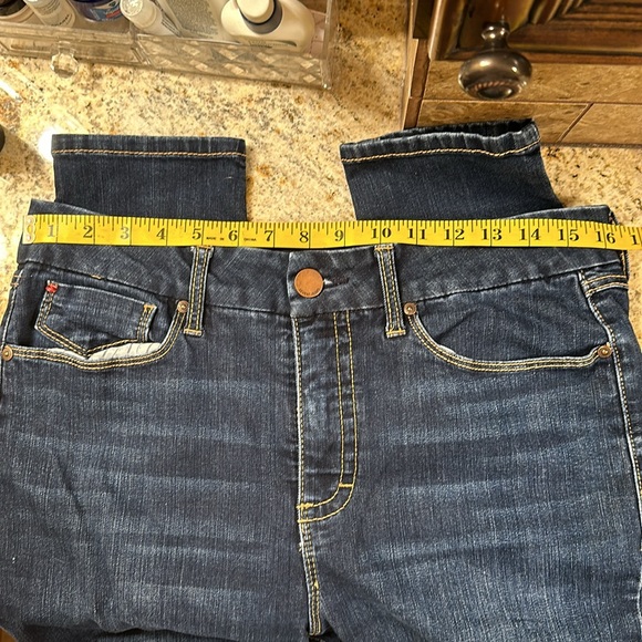 NWOT - SEVEN7 - Straight Leg Jeans Size 12 Embroidered Denim RN 109890 stretch - Picture 10 of 13